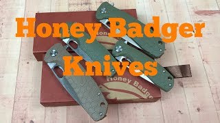 Honey Badger Knife Budget user in SmallMedium or large they’ve got you covered [upl. by Ephram481]