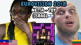 REACTION TO Netta  TOY Israel 🇮🇱 Eurovision 2018  FIRST TIME WATCHING [upl. by Fromma]