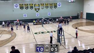 Cecil College vs Allegany  NJCAA Volleyball  10524 [upl. by Azelea515]