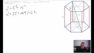 Oblicz pole powierzchni całkowitej i objętość graniastosłupa prawidłowego sześciokątnego [upl. by Steinberg]