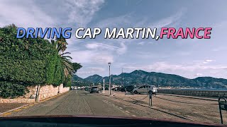 Driving in Menton France to Pointe Du Cap Martin [upl. by Aenil]