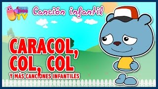 ♫♪ CARACOL COL COL SACA TUS CUERNOS AL SOL ♫♪ canción infantil con dibujos animados [upl. by Kirby328]