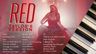 taylor swift red  2 hours of calm piano ♪ [upl. by Clemmy]