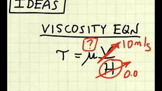 Viscometer Example Problem 23510e [upl. by Auqenehs586]