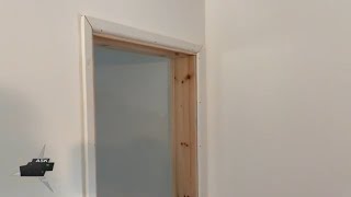 How to fit architraves how to fix architraves to the frame using nails or screws [upl. by Cooperstein]