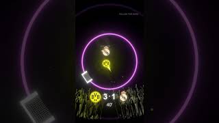 BORUSSIA DORTMUND vs REAL MADRID🤯footballmarbles footballedit realmadrid borussiadortmund [upl. by Alolomo]