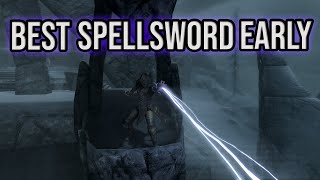 Skyrim Anniversary Edition BEST Spellsword Tips Early Game [upl. by Rodi]