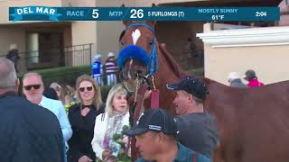 Southern Slang wins race 4 at Del Mar 111624 [upl. by Alvinia]