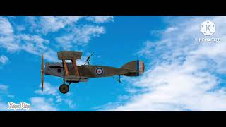 Pfalz DIII VS Bristol F2B Test animation [upl. by Gloria]