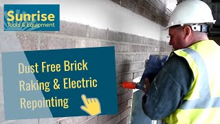 Dust Free Brick Raking amp Electric Repointing [upl. by Pelaga718]