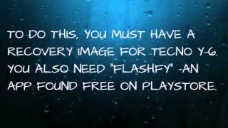 HOW TO ROOT TECNO Y6 FLASH NEW TWRP RECOVERY WITHOUT A COMPUTER [upl. by Iverson]