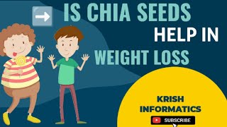 Is chia seeds helps in weight loss or not  chia seeds benefits [upl. by Annauqahs]