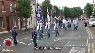 Dunmurry Protestant Boys  South Belfast Young Conquerors Parade 2024 [upl. by Ollecram]