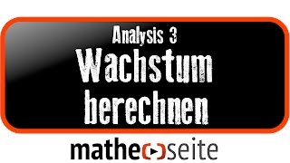 Wachstum berechnen was ist Wachstum und wie berechnet man ihn  A30 [upl. by Irrej]