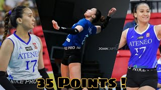 35 Big Points  Faith Nisperos Highlights vs Adamson  Game 1 V League Highlights [upl. by Punak]