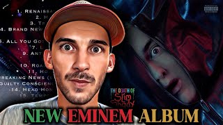 Reacting to Eminem  The Death of Slim Shady Full Album Reaction FIRST TIME HEARING [upl. by Tnecillim]