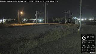 MOKAN Railcams Springfield Missouri BNSF Thayer North Subdivision MP 20470 RECURRENT STREAM [upl. by Ailam689]