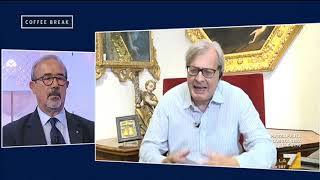 Vittorio Sgarbi Milano tutto può il centro è arretrato culturalmente in Sicilia prevale [upl. by Okiruy]