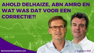 Ahold Delhaize ABN AMRO en wat was dat voor een correctie [upl. by Tedi]