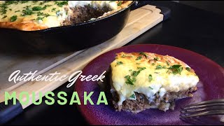 Authentic Greek Moussaka recipe [upl. by Oreves]