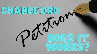 Does changeorg petitions work  Reality of online petitions [upl. by Meggie556]