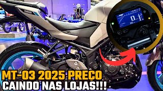 🚨YAMAHA MT 03 20242025 Preço DESABA e a MOTO DISPARA [upl. by Domenico]