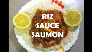 Riz à la sauce saumon Salmon rice [upl. by Carling]