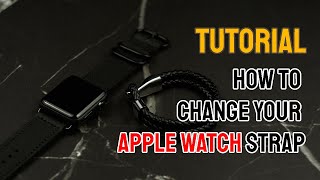 How To ChangeRemoveInstall Apple Watch Strap [upl. by Merrel444]