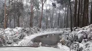 Nissan XTrail in the snow  Victoria Australia [upl. by Wellington]