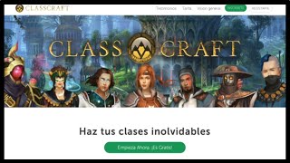 Tutorial CLASSCRAFT español gamificación [upl. by Tilagram621]