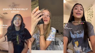 Grwm first day of school 🏫 TikTok compilation [upl. by Guimar463]