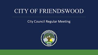 Friendswood City Council Regular MeetingSeptember 9 2024 [upl. by Eletnahs]