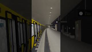 Modern unterwegs 🤝 berlin bvg simulation trainzsimulator letsplay deutsch ubahn [upl. by Eioj715]