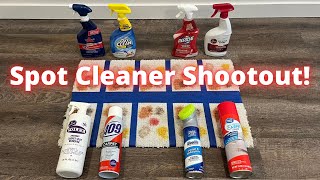 What stain remover is the best Testing 8 of the top carpet spot cleaning brands [upl. by Yecrad]