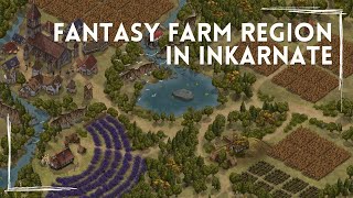 Fantasy Farming Region Map Inkarnate  Speed Build [upl. by Benton]