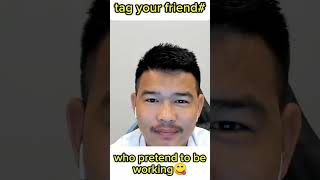 how to not to work while youre working with your friendfunny subscribe highlightsyoutubeshorts [upl. by Eibob]