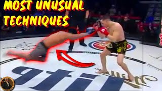 The Most Hilarious and Unorthodox Moves Ever Witnessed in MMA [upl. by Yk]