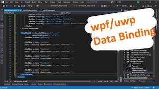 WPFUWP Data Binding  TextBoxText Property [upl. by Kalie92]