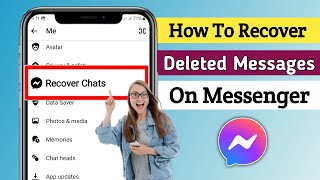 NEW UPDATE How To Recover Deleted Messages On Messenger 2025 [upl. by Dorella510]