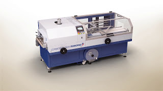 Combitech 5845 quotLquot bar sealer Shrink machine by Robopac [upl. by Eiramait]