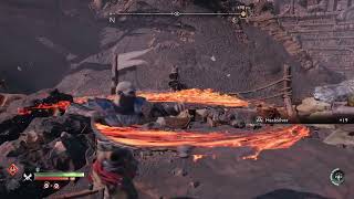 How to light all three braziers at the locked chest in Jarnsmida Pitmines in God of War Ragnarok [upl. by Calder]