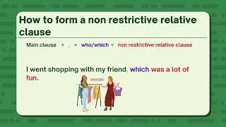 Non Restrictive Relative Clauses [upl. by Osner]