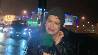 Teresa Mannion In Storm Desmond Ireland 2015 [upl. by Einram]