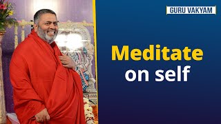 Guru Vakyam English Episode 1074  Meditate on self [upl. by Sirrad877]