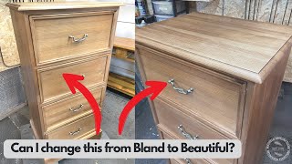 AMAZING RESTORATION and refinish of Solid Pine DrawersDresser [upl. by Lefty64]