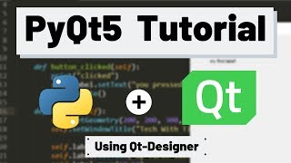 PyQt5 Tutorial  How to Use Qt Designer [upl. by Ahsia898]