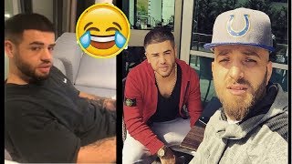 Noizy me Varrosin tregojne Barsaleta dhe kapin Bretkosa 😂 [upl. by Arahsak235]