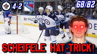 Jets Game Reaction 202324 6882 WPG4 NYR2 Win —Mark Scheifele Hat Trick— [upl. by Aicala950]