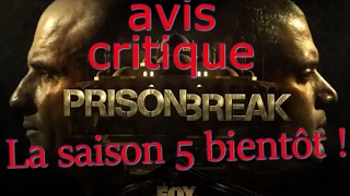 PRISON BREAK  AvisCritique en attendant la Saison 5 [upl. by Earehc]