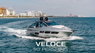 2018 Pershing 5X Yacht Tour  26 North Yachts [upl. by Aerdnahs105]